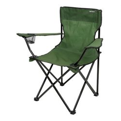 SILLA PLEGABLE DE CAMPING CON POSAVASOS VERDE SUNGARDEN SG0211