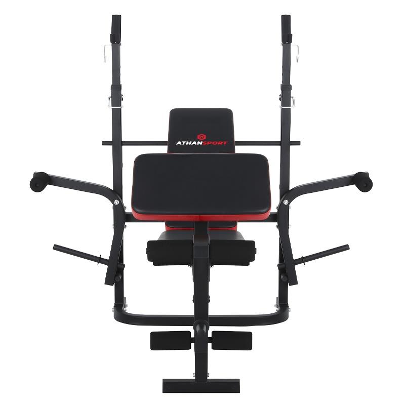 BANCO DE MUSCULACION MULTIFUNCIONAL PLEGABLE SERIE MULTIGYM 400 ATHANSPORT AT1059 - Imagen 5