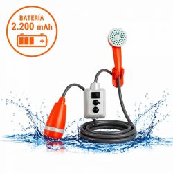 DUCHA PORTATIL RECARGABLE USB CON BOMBA SUMERGIBLE AIRMEC AM131649