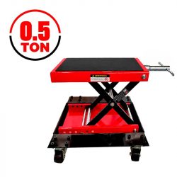 GATO DE TIJERA CON RUEDAS PARA MOTOS 500KGS FARGO TOOLS FT1527