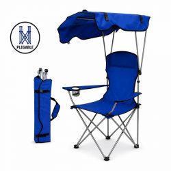 SILLA DE CAMPING PLEGABLE CON TECHO AZUL DONNA GARDEN DG1465