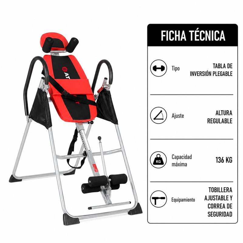 TABLA DE INVERSION PLEGABLE SERIE MULTIGYM 100 ATHANSPORT AT1061 - Imagen 11