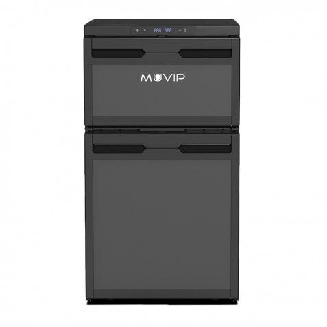 NEVERA FIJA CON COMPRESOR 12V DOBLE ZONA 78 LITROS 80W MUVIP MV0682 - Imagen 5