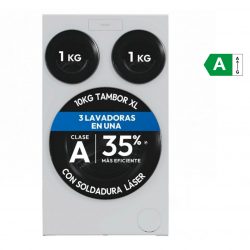 LAVADORA CARGA FRONTAL 10+1+1KG BLANCO CANDY MQD 410CBL9-37