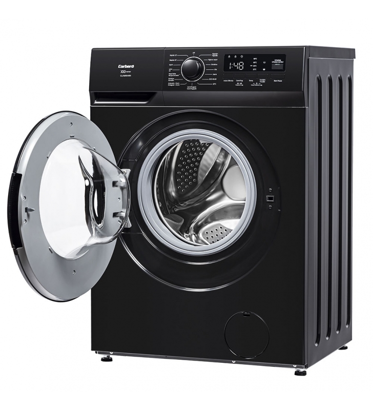 LAVADORA CARGA FRONTAL 9KG 1350RPM NEGRA CORBERO CLAM9046N - Imagen 2