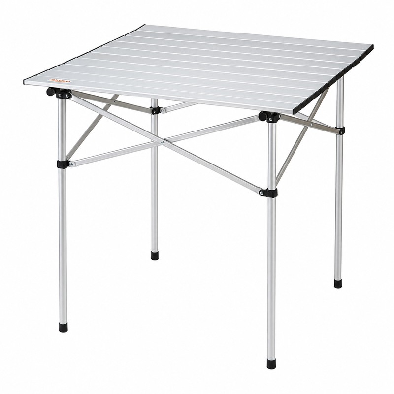 MESA DE CAMPING PLEGABLE ALUMINIO 70X70CM DONNA GARDEN DG1393 - Imagen 2