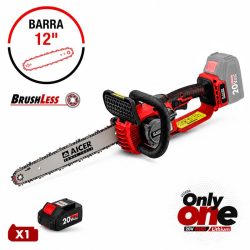 MOTO SIERRA SIN CARBONES 20V ONLY ONE (1X 4.0AH) AICER
