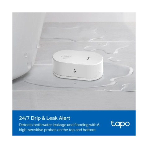 DETECTOR DE FUGAS DE AGUA 6 SONDAS TEMP REGULABLE 90DB IP67 TPLINK TAPOT300 - Imagen 3