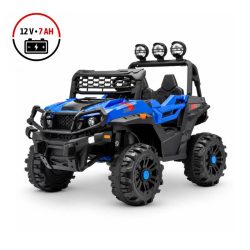 COCHE ELECTRICO INFANTIL TODOTERRENO AZUL 12V 7AH 4 MOTORES 62582
