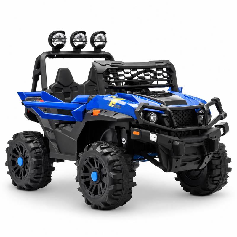 COCHE ELECTRICO INFANTIL TODOTERRENO AZUL 12V 7AH 4 MOTORES 62582 - Imagen 4