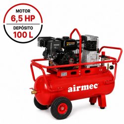 COMPRESOR GASOLINA 100L 6.5HP AIRMEC AM131639