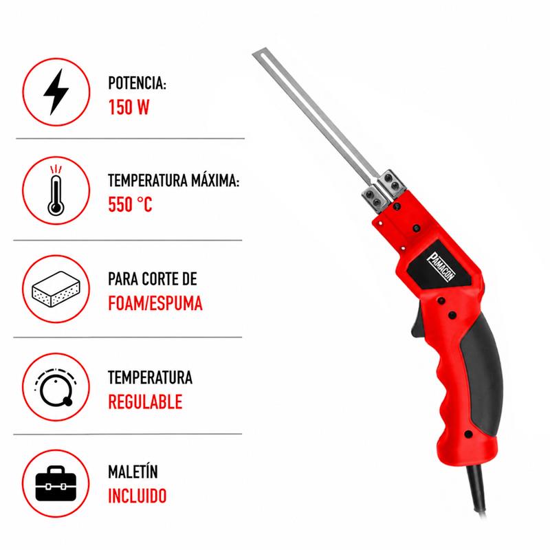 CORTADOR FOAM 150W PAMACON PM1887 - Imagen 3