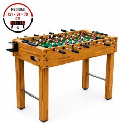 MESA DE FUTBOLIN DE MADERA 121X61X79CM ATHANSPORT AT1072