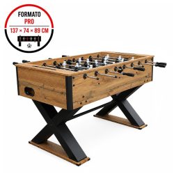 MESA DE FUTBOLIN PRO MADERA 137X74X89CM ATHANSPORT AT1074