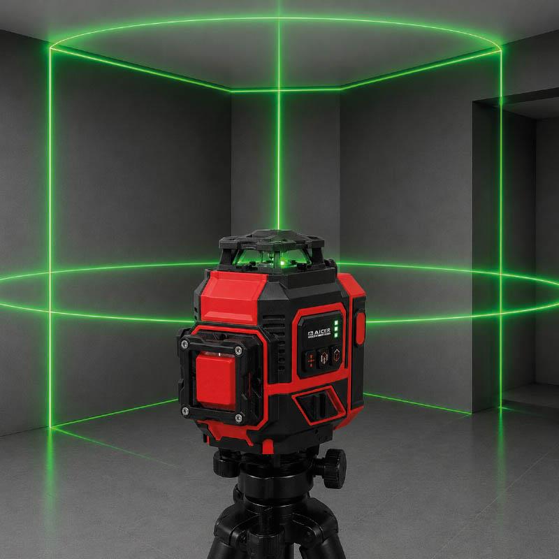 NIVEL LASER 360º MULTILINEA 30 METROS AICER AC1890 - Imagen 5