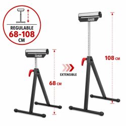 SOPORTE DE RODILLO REGULABLE EN ALTURA 68-108CM AICER AC1894