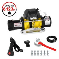 WINCHE ELECTRICO CONTROL REMOTO 12V 6.123KGS FARGO TOOLS FT1589