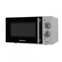 MICROONDAS CON GRILL 23LITROS 1000W SILVER ORBEGOZO MIG2321