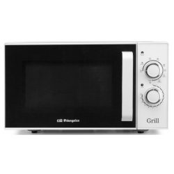 MICROONDAS CON GRILL 25LITROS 1000W BLANCO ORBEGOZO MIG2531