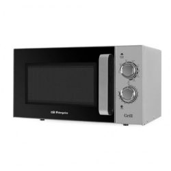 MICROONDAS CON GRILL 25LITROS 1000W SILVER ORBEGOZO MIG2530