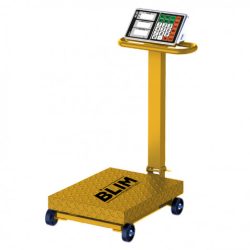BASCULA INDUSTRIAL CON PLATAFORMA Y DISPLAY LCD 500KG BLIM BL0534