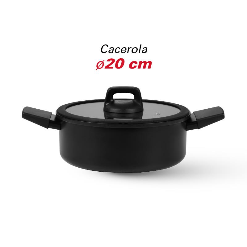 BATERIA DE COCINA SERIE BLACK 7PCS LARRYHOUSE LH2409 - Imagen 5