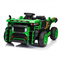 CAMION INFANTIL A BATERIA CON PLATAFORMA DE CARGA VERDE 33045