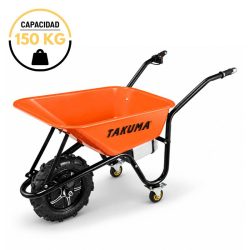 CARRETILLA ELECTRICA BATERIA 80 LITROS 150KGS 40V/7.5AH TAKUMA TK349