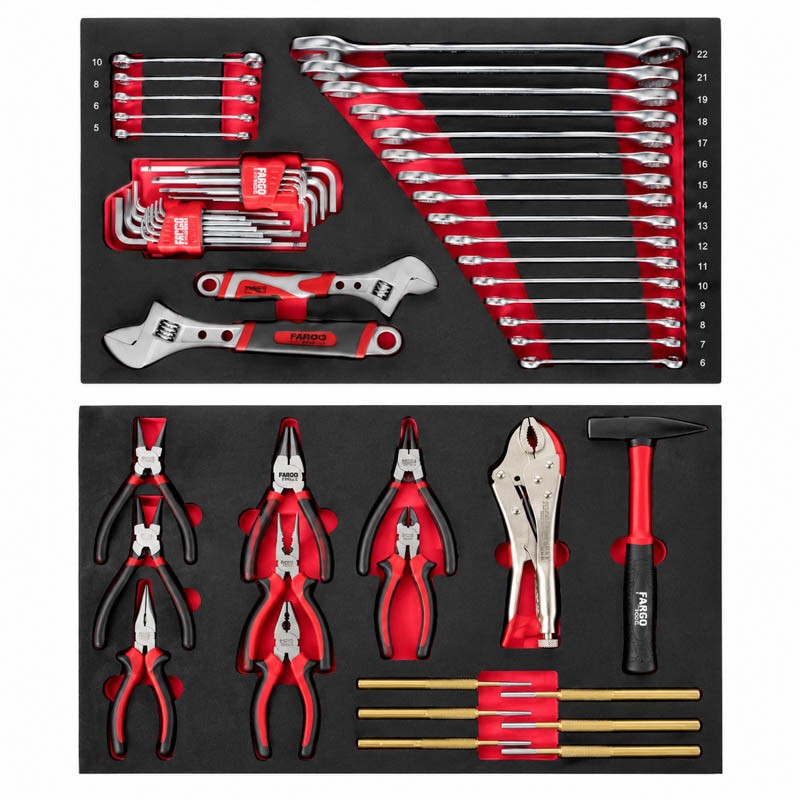 CARRO HERRAMIENTAS XXL CON PANEL 471PCS 170X105X48CM FARGO TOOLS FT1592 - Imagen 8