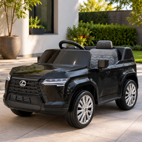 COCHE INFANTIL A BATERIA CON CONTROL REMOTO LEXUS GX550 NEGRO 33022 - Imagen 5
