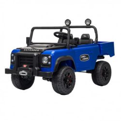 COCHE INFANTIL A BATERIA CONTROL REMOTO LAND ROVER DEFENDER CLASSIC AZUL 33031