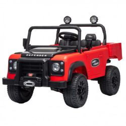 COCHE INFANTIL A BATERIA CONTROL REMOTO LAND ROVER DEFENDER CLASSIC ROJO 33030