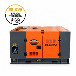 GENERADOR DIESEL INSONORIZADO 25KVA TAKUMA TK346