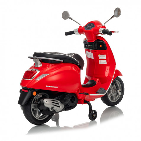 MOTO INFANTIL A BATERIA VESPA PRIMAVERA ROJA 33021 - Imagen 4