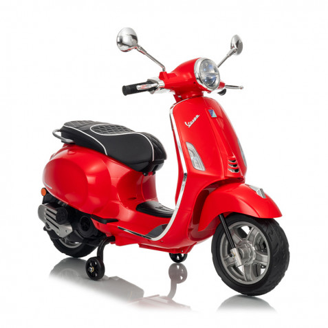 MOTO INFANTIL A BATERIA VESPA PRIMAVERA ROJA 33021 - Imagen 6