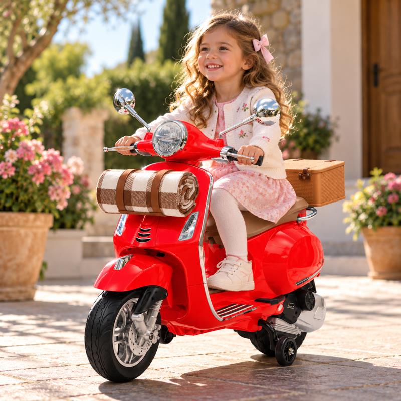 MOTO VESPA PRIMAVERA ROJA 62586 - Imagen 8