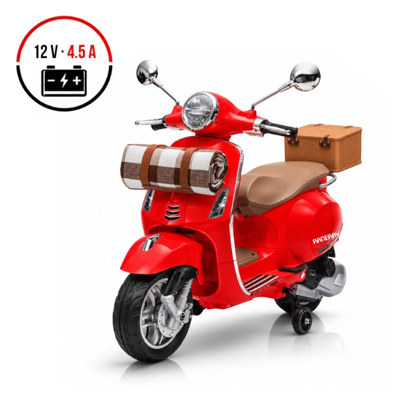 MOTO VESPA PRIMAVERA ROJA 62586 MOTO DE BATERIA PARA NIÑO NIÑA MOTOS DE BATERIAS PARA NIÑOS Y NIÑAS MOTO INFANTIL MOTOS INFANTILES