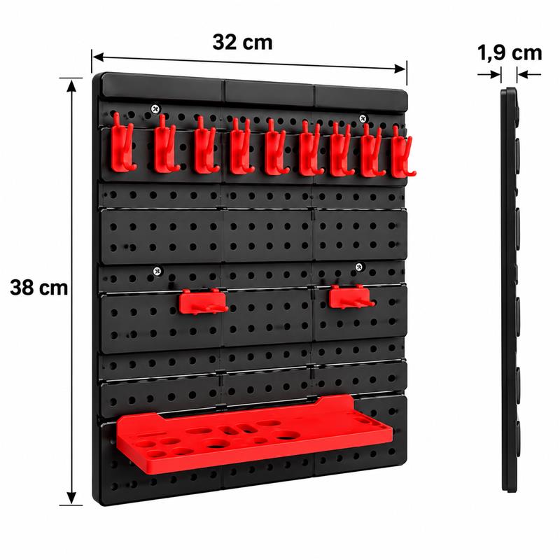 PANEL 4 PCS PARA HERRAMIENTAS 320X380X19MM PAMACON PM1926 - Imagen 9
